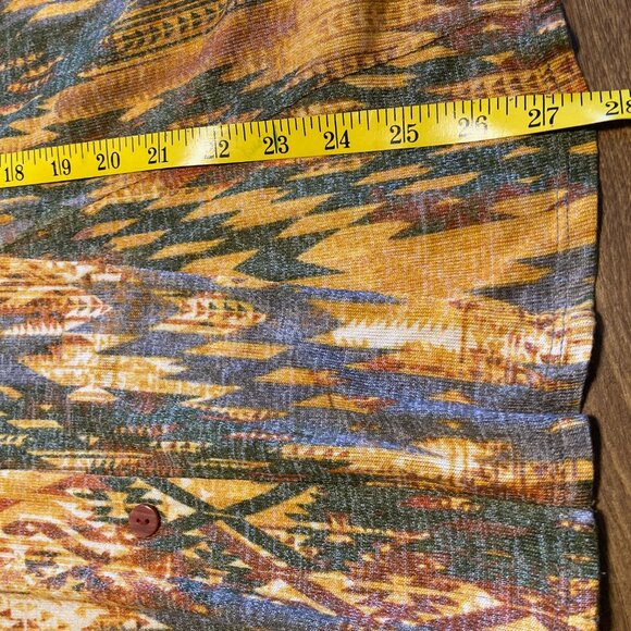 Attitudes by Renee Women's Tribal Print Knit Shirt Size L - Picture 7 of 8
